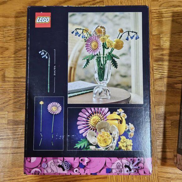 Lego Botanicals Lot 3 New Flower Gift Sets Floral Build Kits - Picture 9 of 10